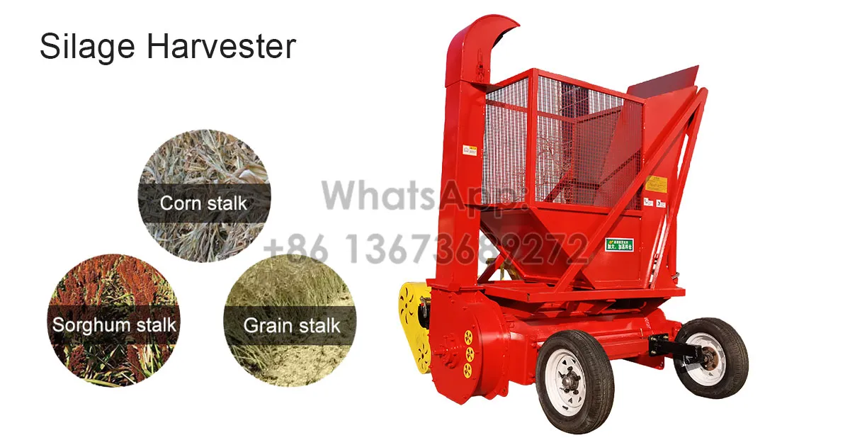 Tractor Mounted Silage Harvester