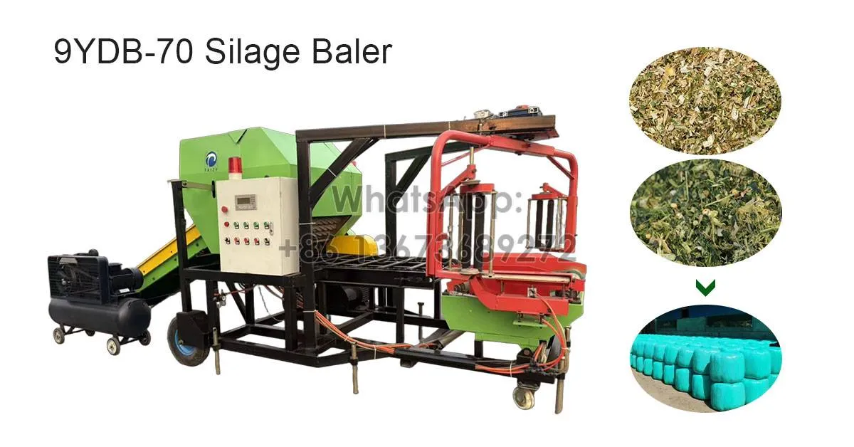 Silage Baler & Wrapper Machine – 70 Type Automatic Round Baler