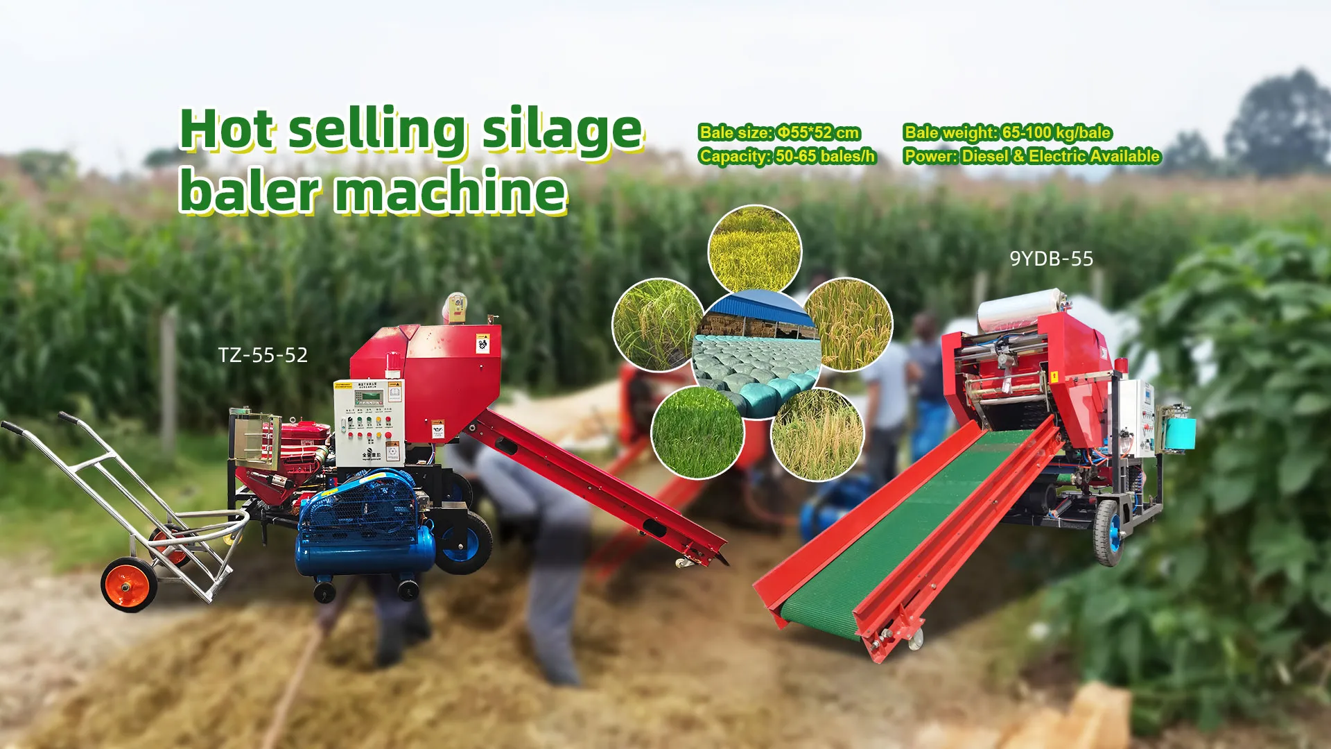 hot-sale mini silage baler
